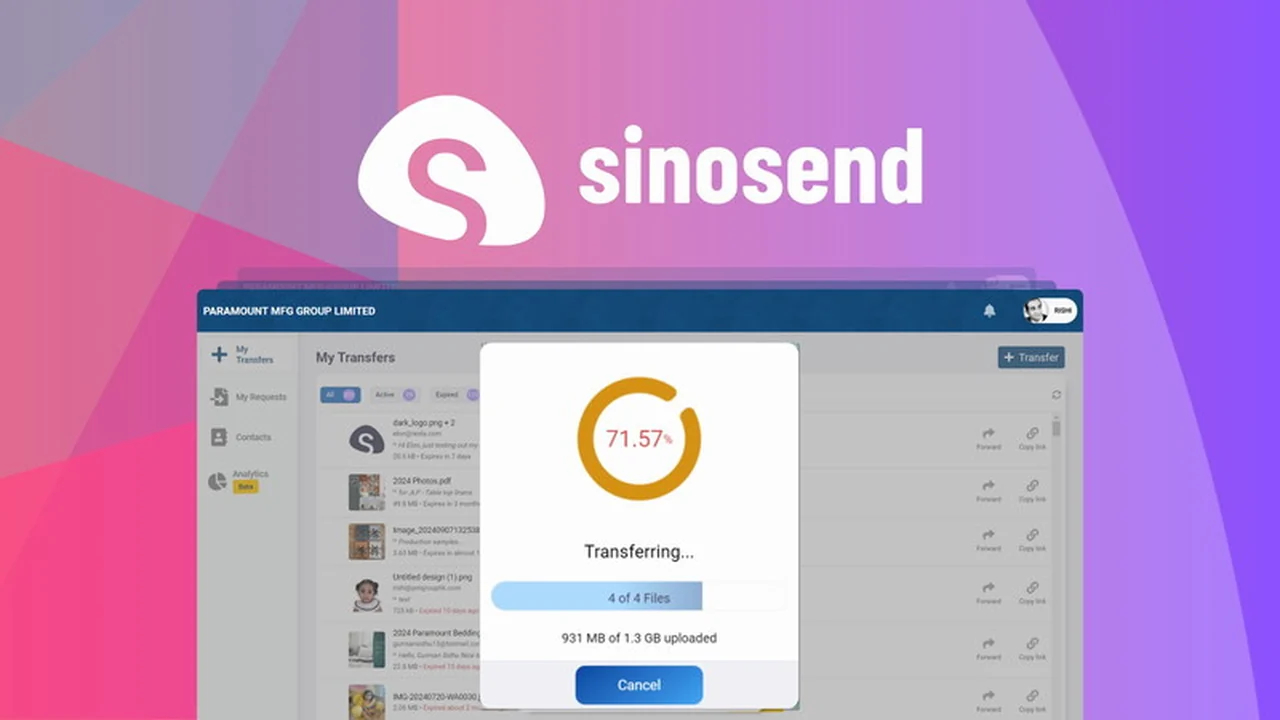 Sinosend | AppSumo Review: Branded File Sharing & Digital Sales Rooms