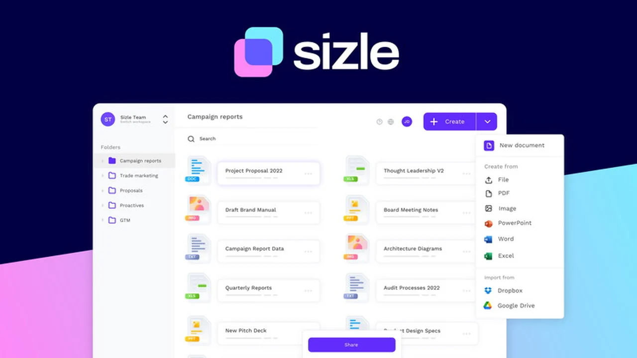 Sizle | AppSumo Review: Streamline Your Document Sharing and Approvals