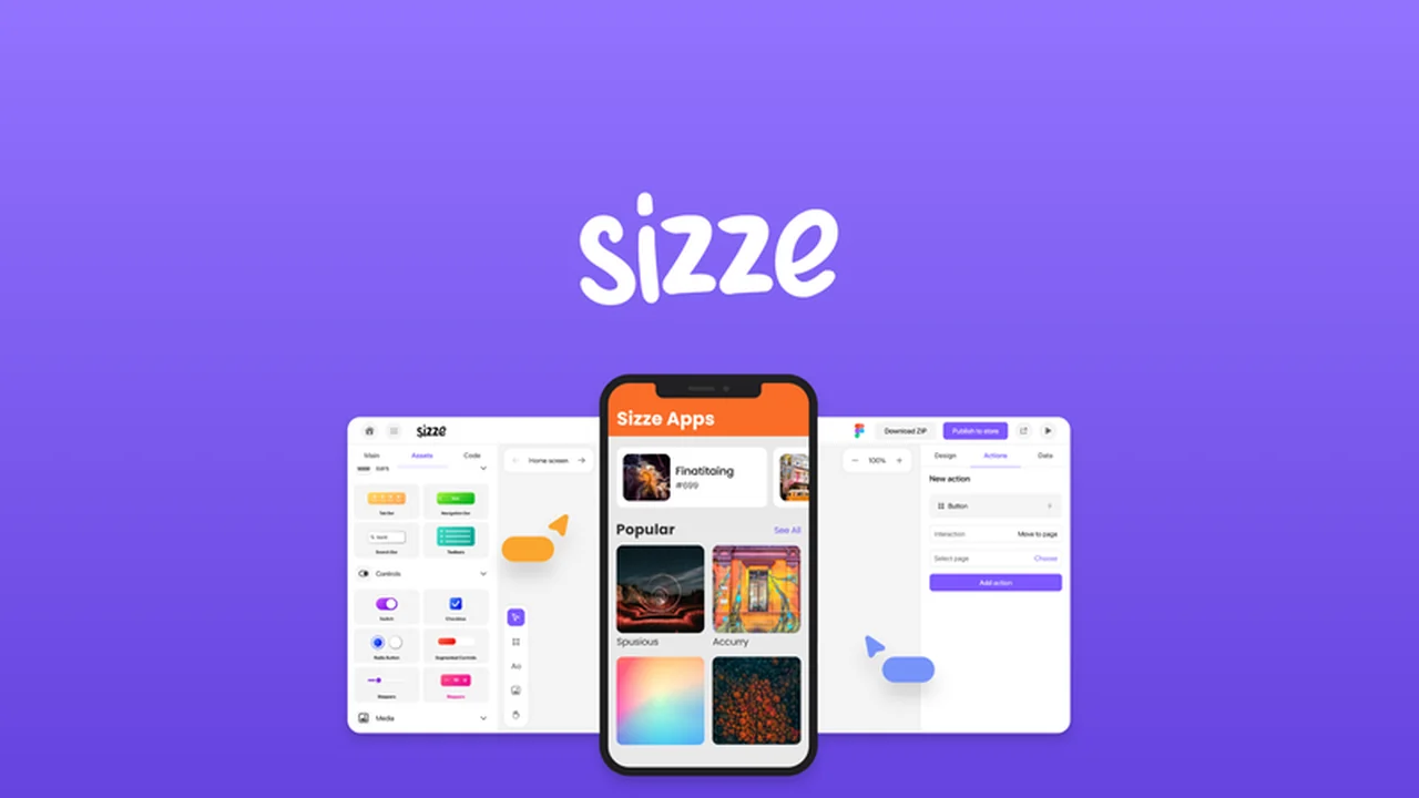 Sizze - Effortless App Design to React Code Conversion