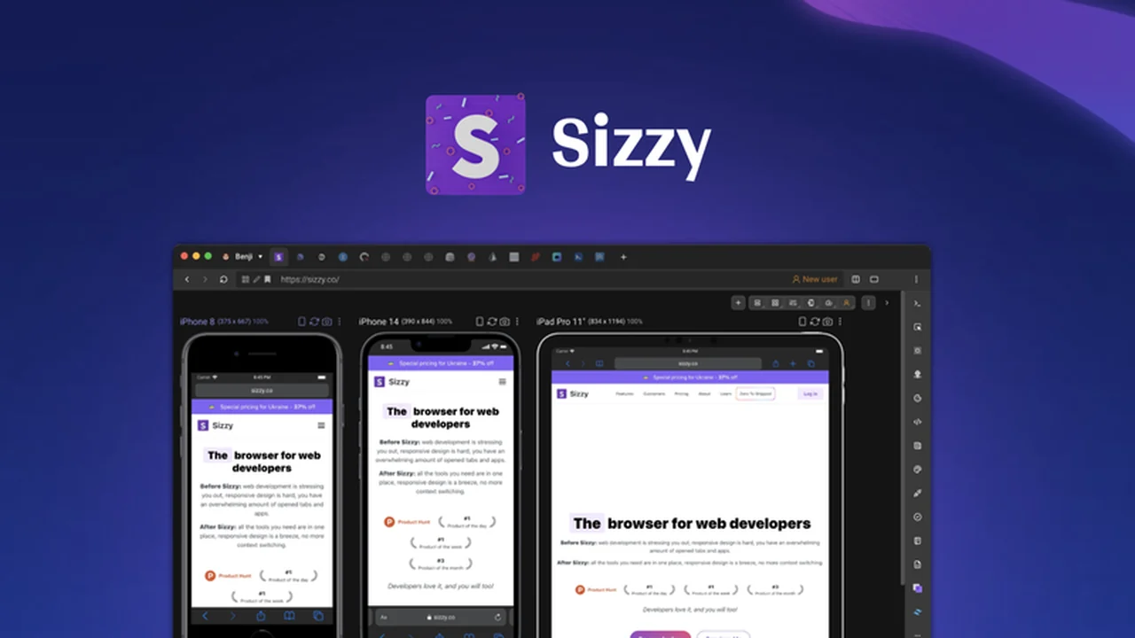 Sizzy - Revolutionizing Web Browsing for Developers