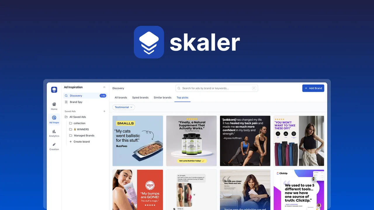 Skaler – All-in-one AI Ad Engine Review: Streamline Your Creative Process