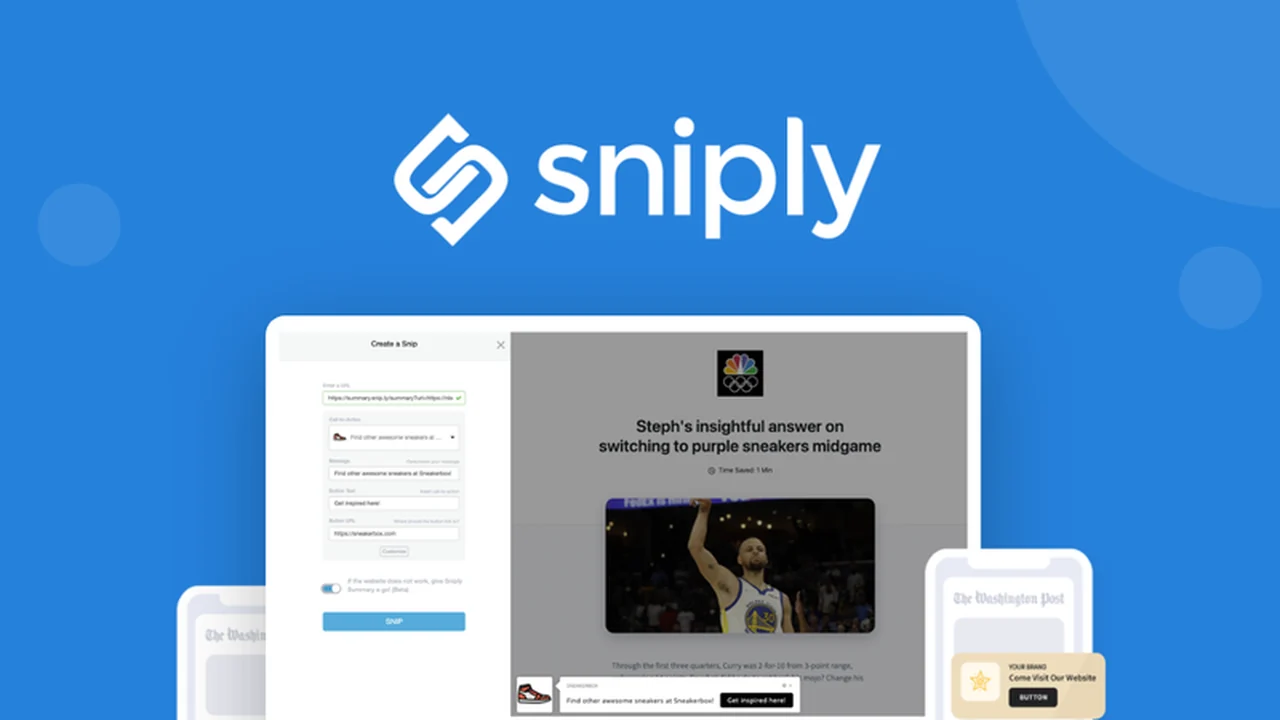 Sniply: Transform Any Link into a Lead-Generating Tool