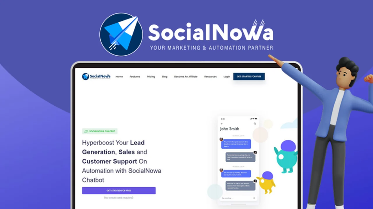 SocialNowa Chatbot - Plus Exclusive Review: Automate Leads & Social Posts