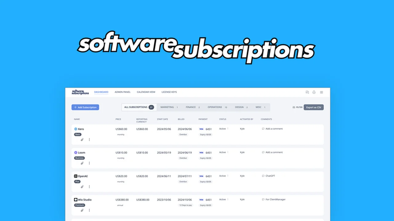SoftwareSubscriptions - Plus Exclusive: Streamline Your Software Management