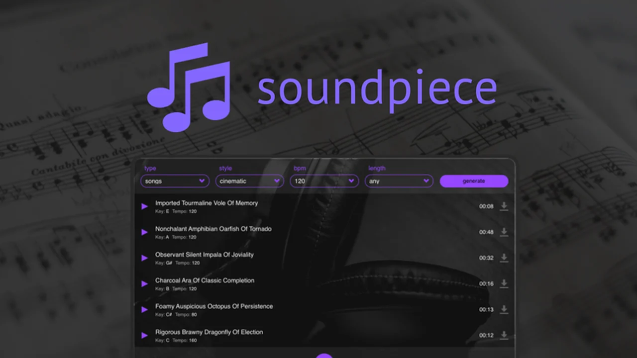 soundpiece: Your AI Companion for Royalty-Free Music Creation