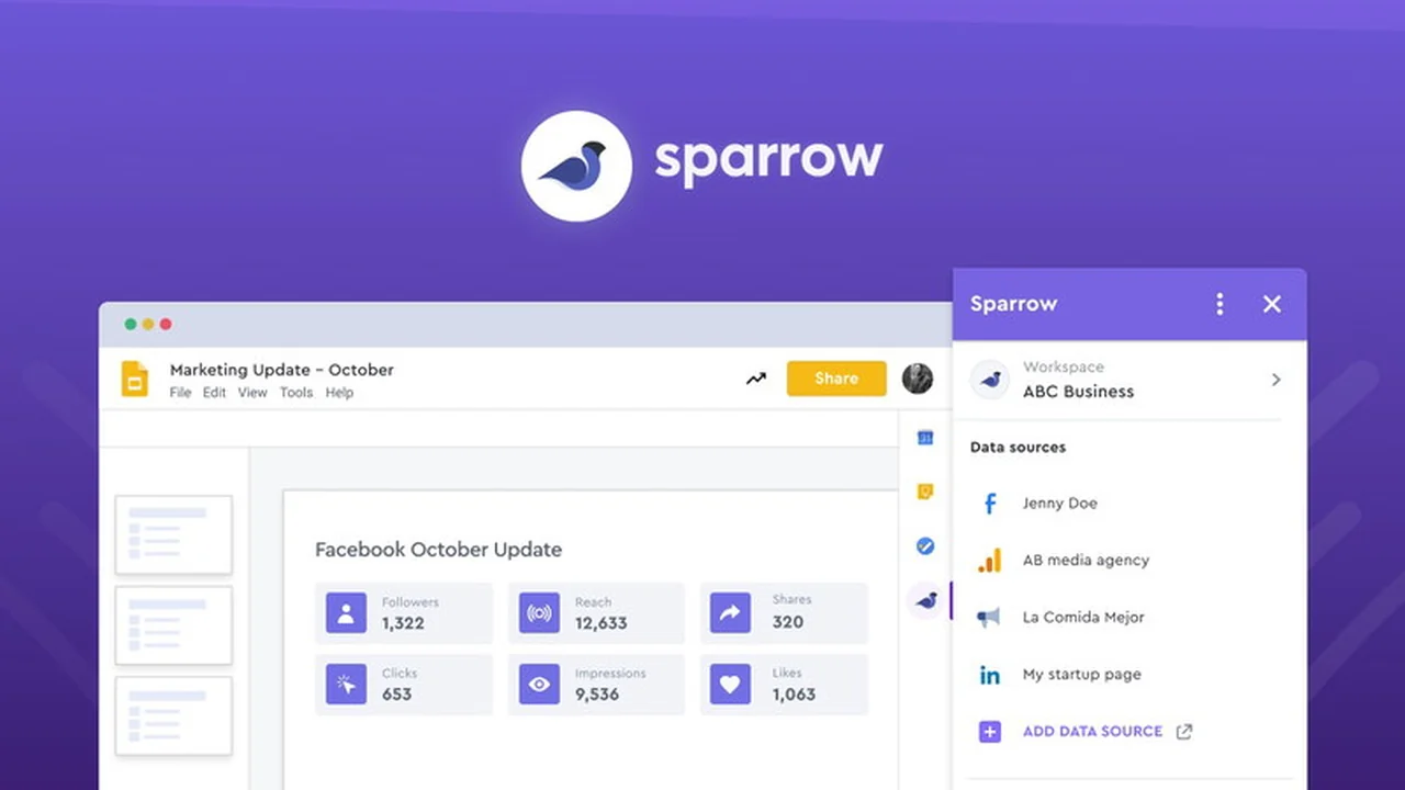 Sparrow | AppSumo Review: Streamline Your Marketing Reporting