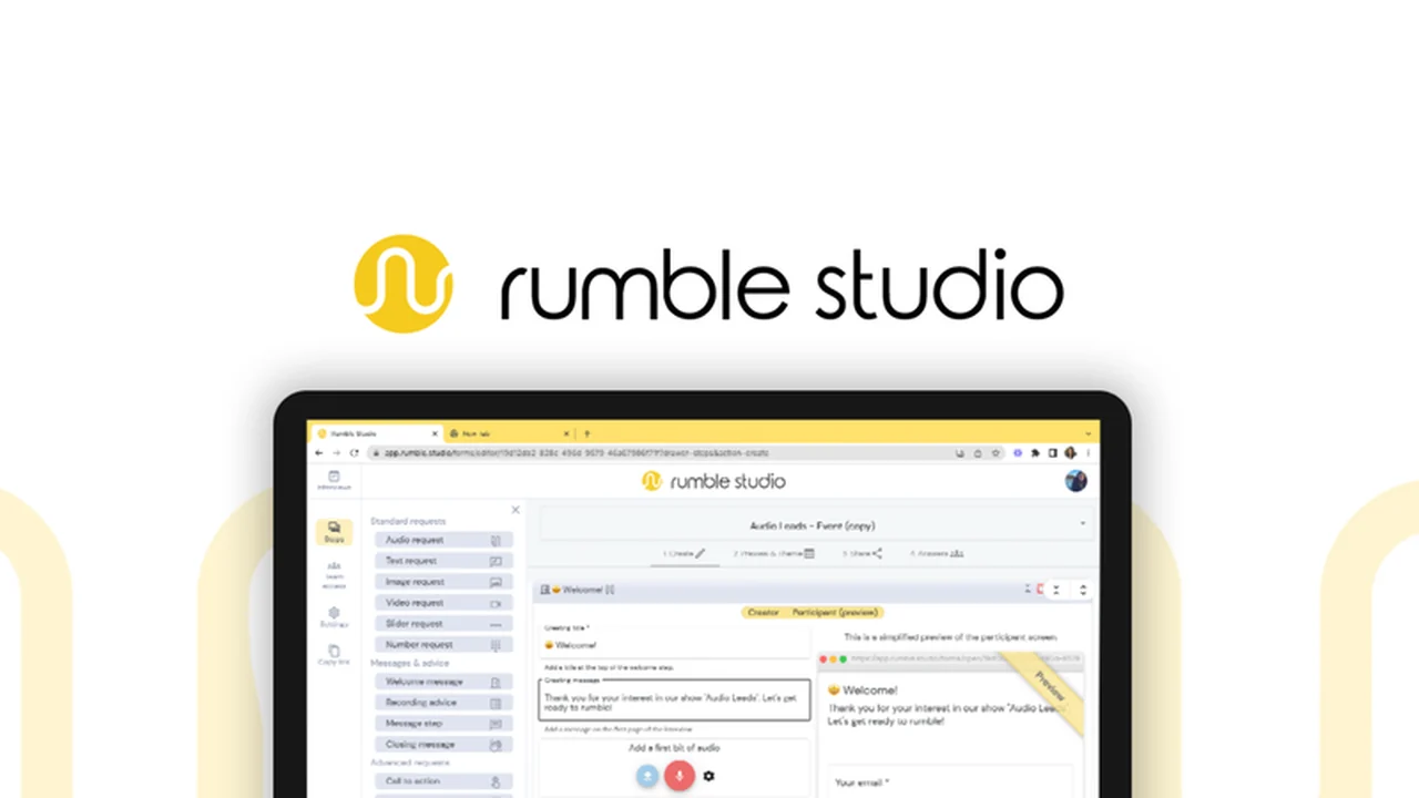 Spoken (formerly Rumble Studio) - Streamline Remote Interviews for Content Creation