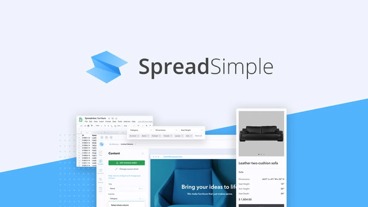 SpreadSimple Review: Build Websites from Google Sheets Effortlessly