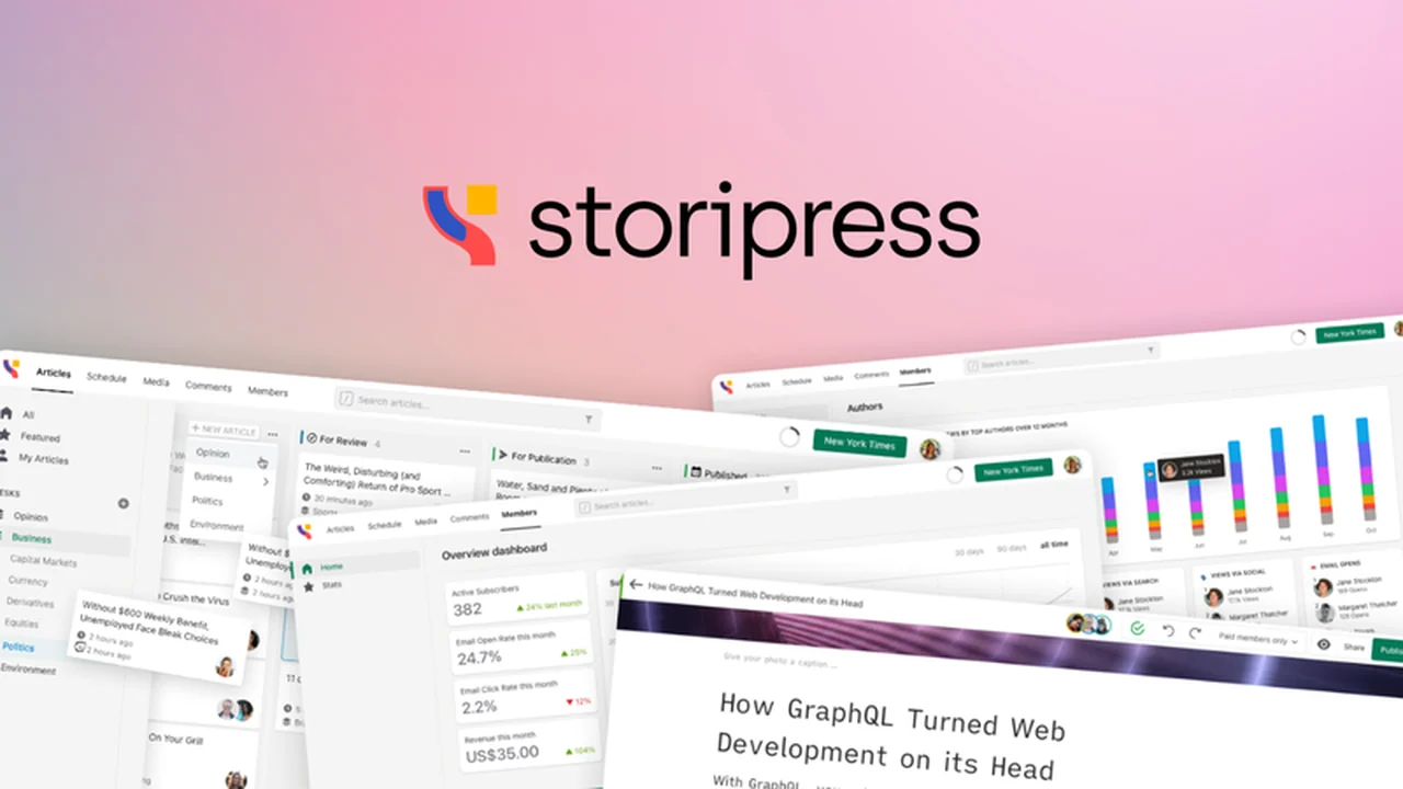 Storipress - Plus exclusive - Build & Monetize Online Publications