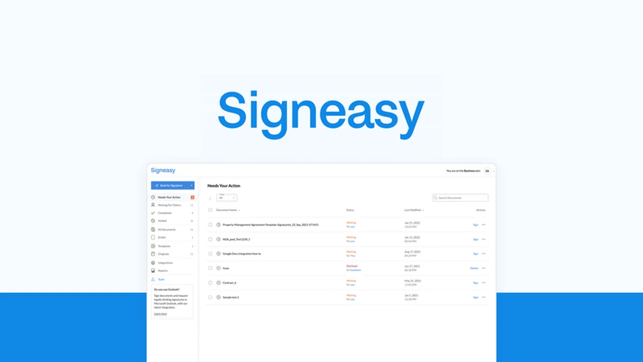 Streamline Your Document Workflow with Signeasy – AppSumo Deal Review
