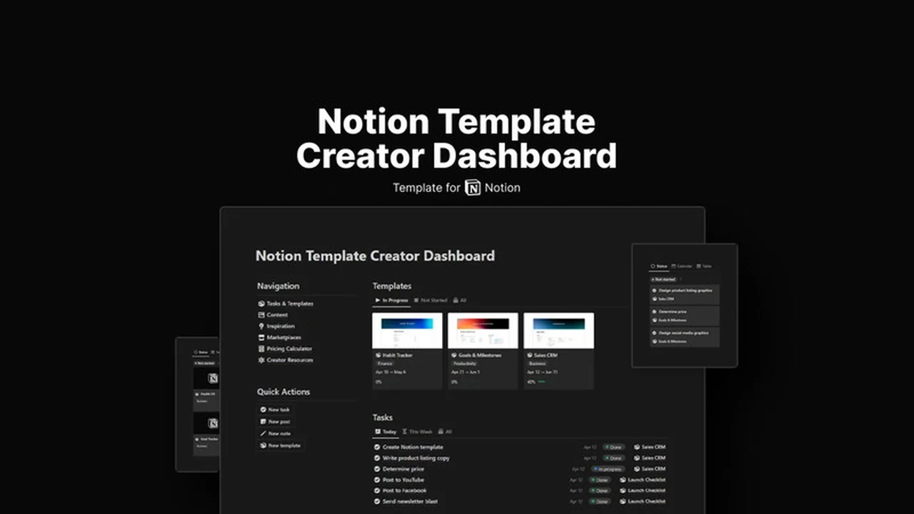 Streamline Your Notion Template Business with Notion Template Creator Dashboard | AppSumo