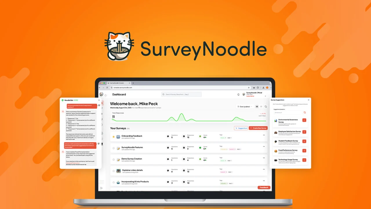SurveyNoodle – Plus Exclusive: Capture Customer & User Feedback