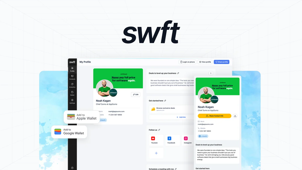 Swft Connect: Revolutionize Your Networking with Smart Digital Business Cards
