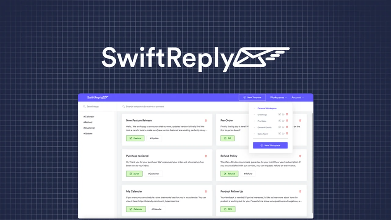 SwiftReply - Streamline Communication with Instant Canned Responses