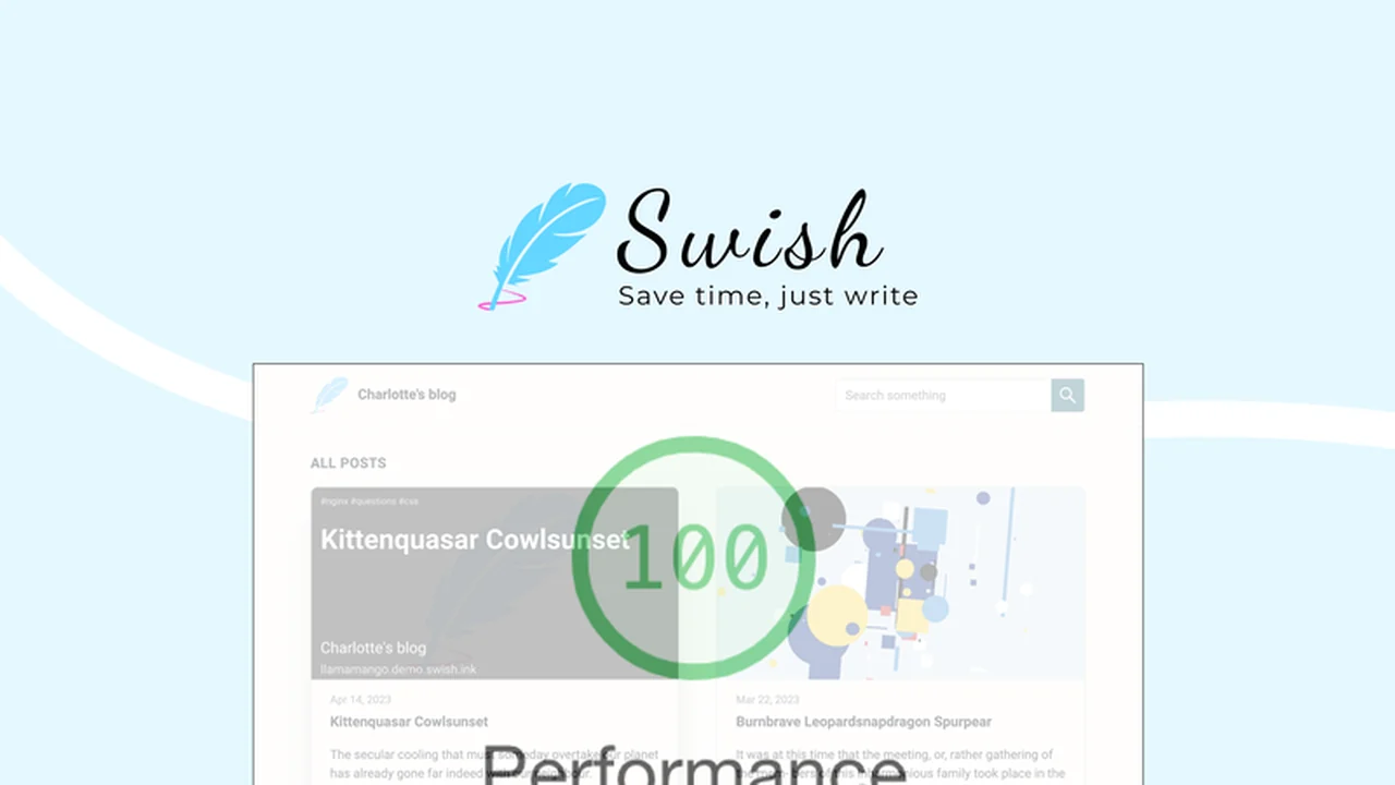 Swish - An SEO-Optimized Blogging Platform Review