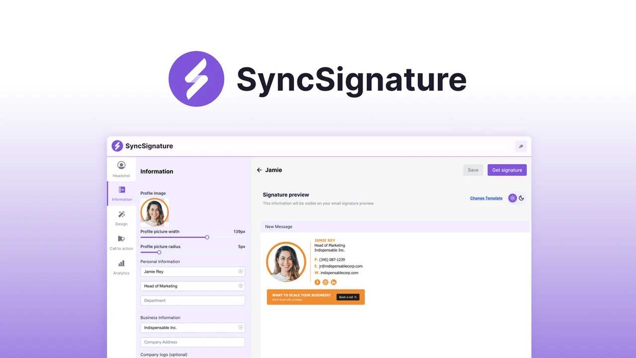 SyncSignature – Streamline Your Team’s Branded Email Signatures