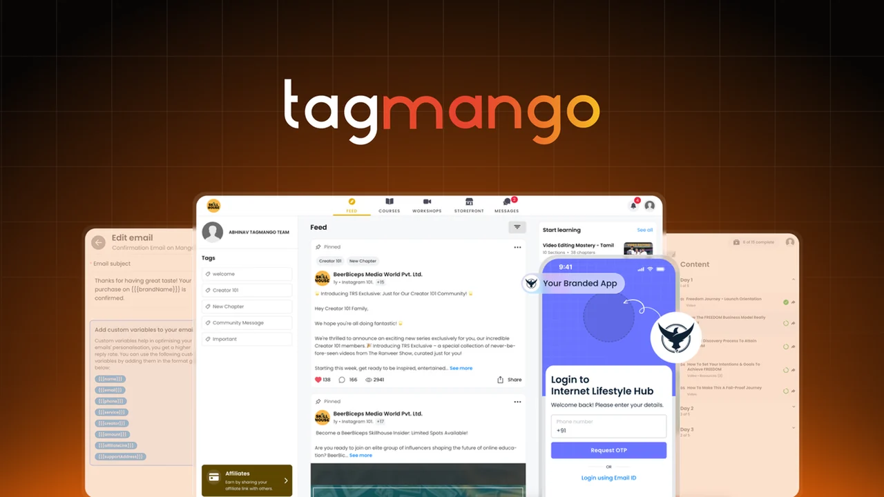 TagMango Review: Create and Sell Branded Courses Effortlessly