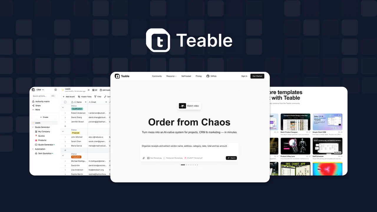 Teable – AI Database Agent for Apps: Revolutionize Your Workflow