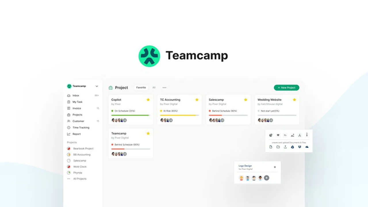 Teamcamp | AppSumo Review: Streamline Your Projects, Time, and Billing