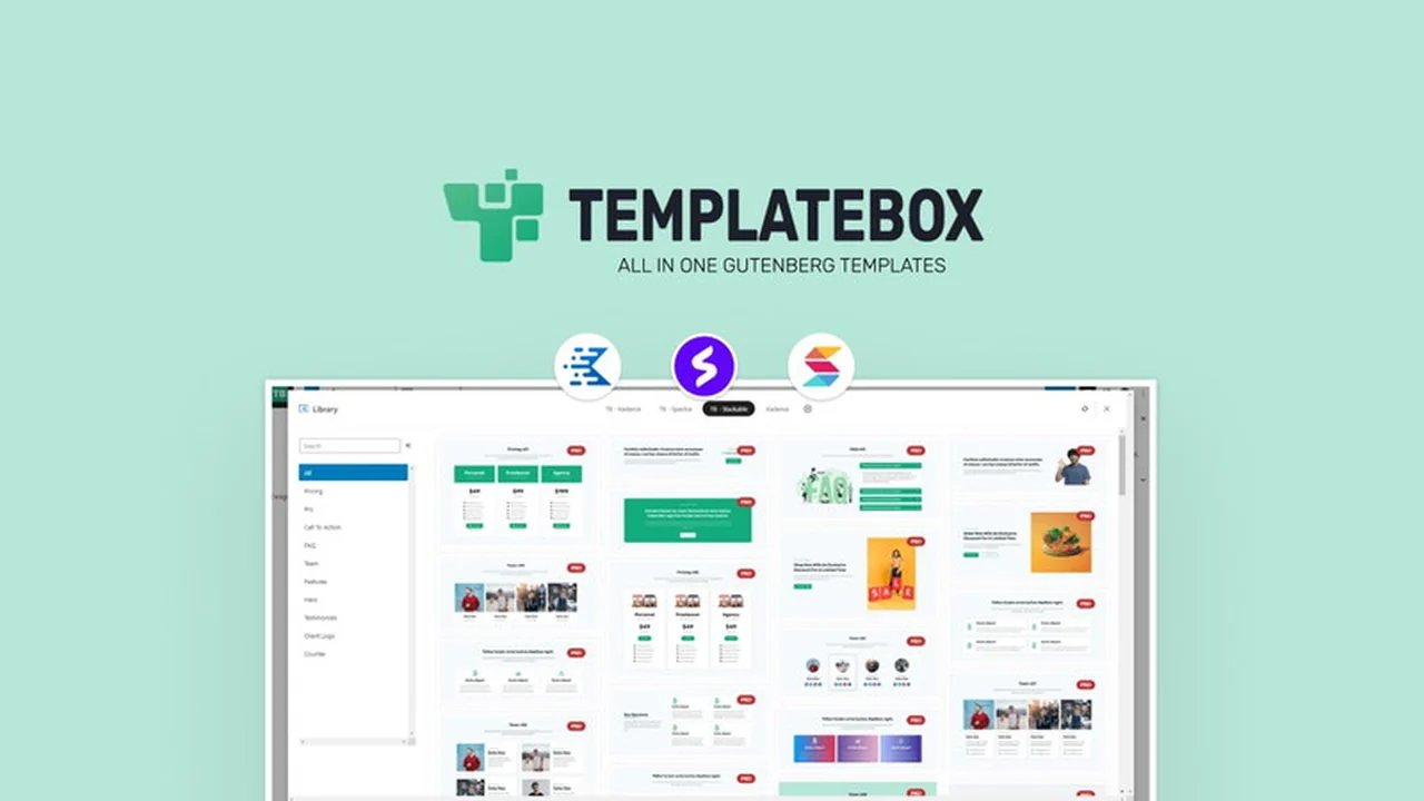 TemplateBox: Streamline Your WordPress Site Building with Gutenberg Templates