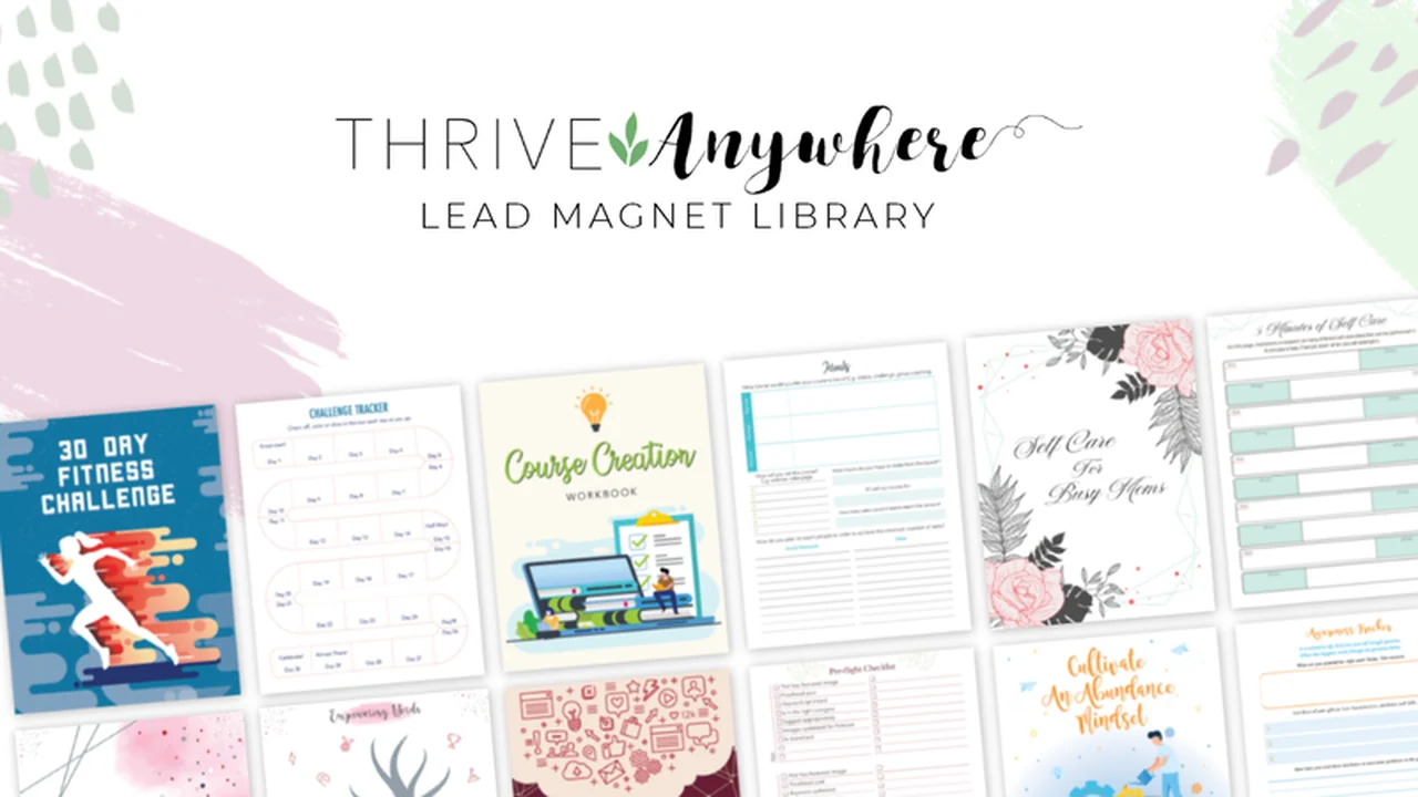 Thrive Anywhere Lead Magnet Library Review: Effortless Lead Generation