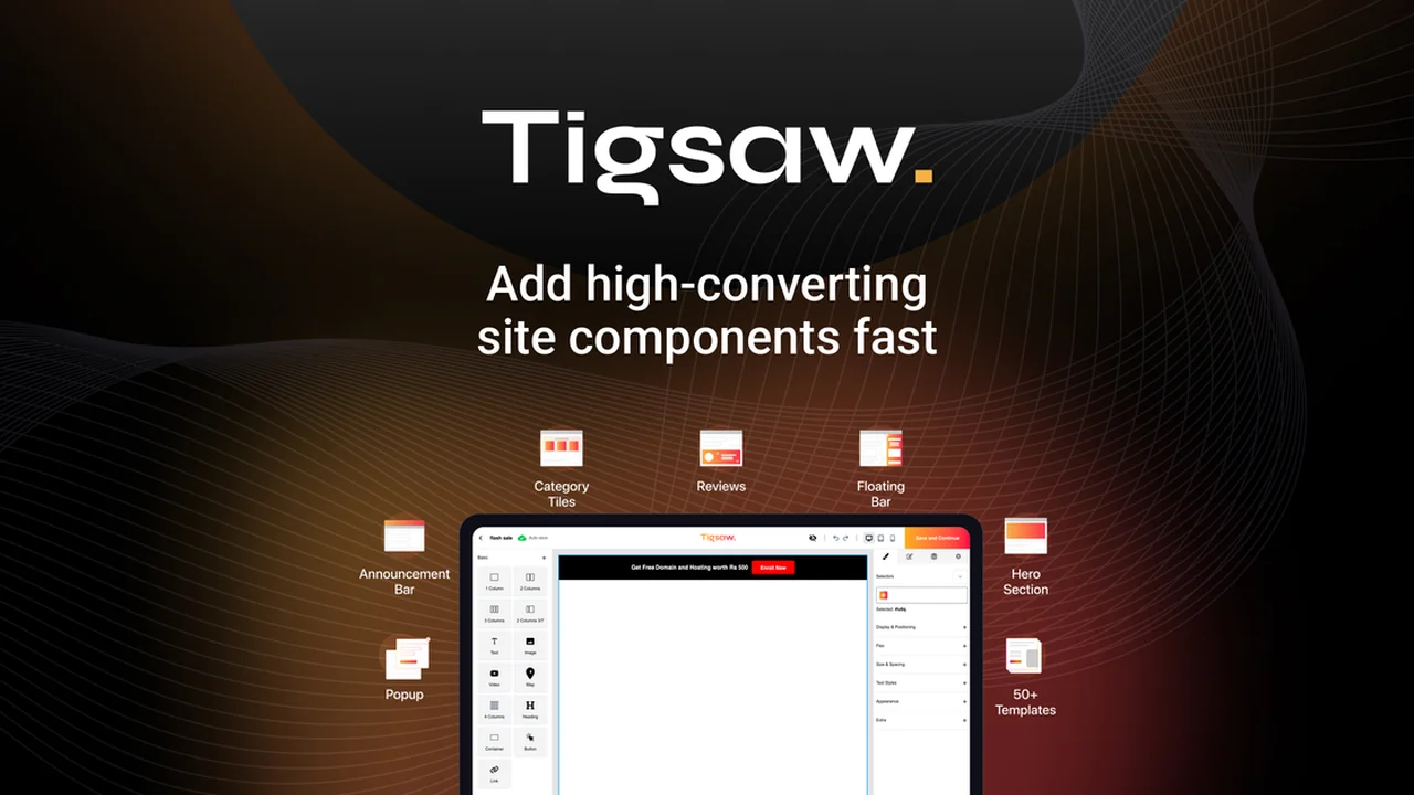 Tigsaw Review: Streamline Website Updates with High-Converting Components