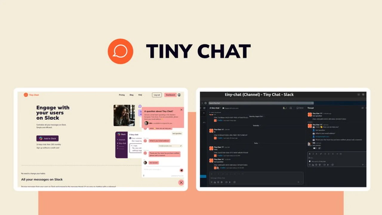 Tiny Chat | AppSumo Review: Streamline Website Conversations with Slack Integration