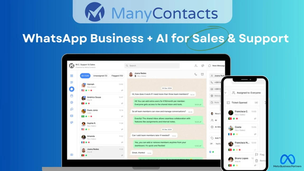 Transform Your WhatsApp Communication with ManyContacts | AppSumo Review