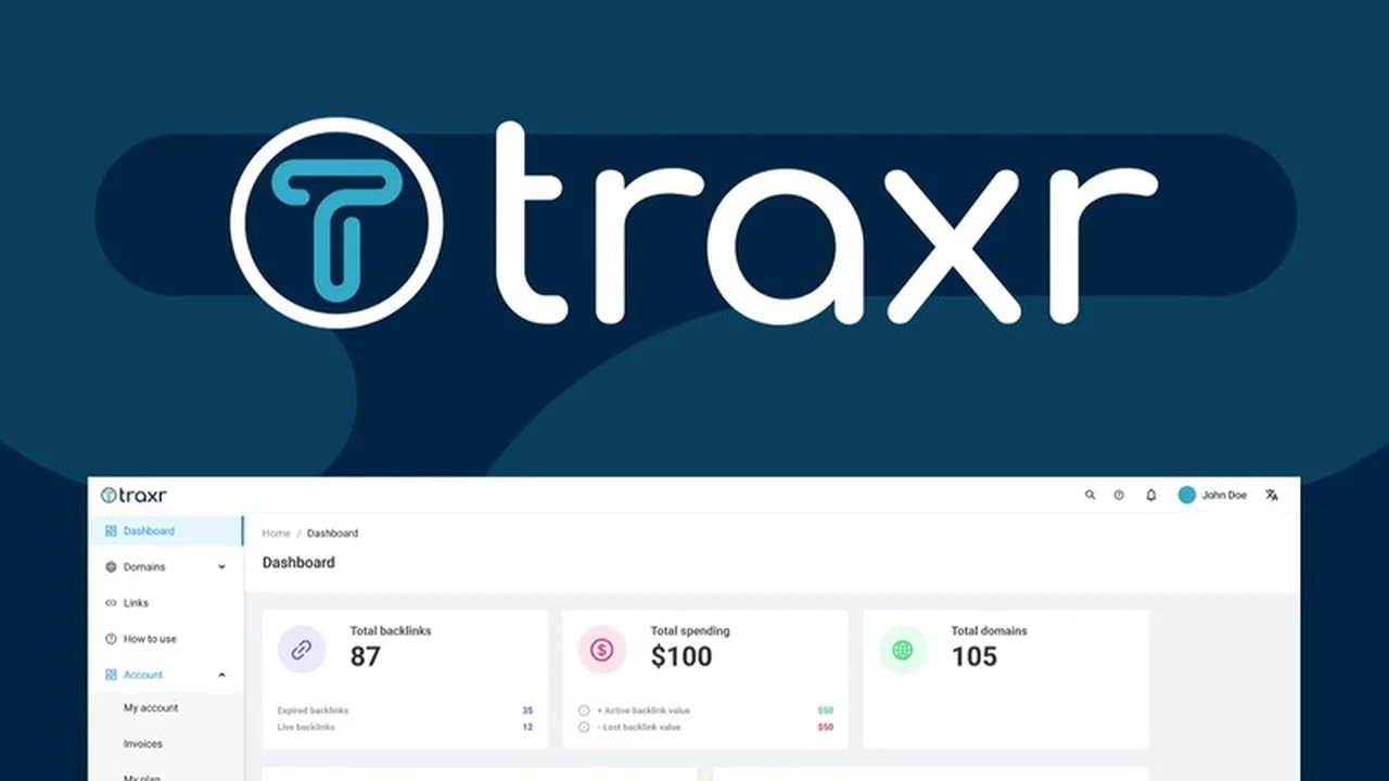 Traxr | AppSumo: Streamline Your Backlink Tracking