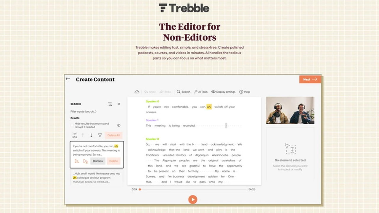Trebble Online Audio & Video Editor Review | Streamline Your Content Creation