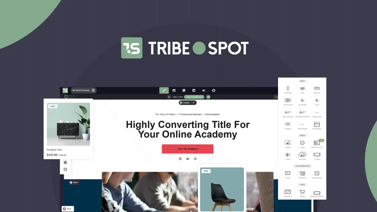 Tribe.Spot – Your All-in-One Platform for Community, Courses, and Funnels