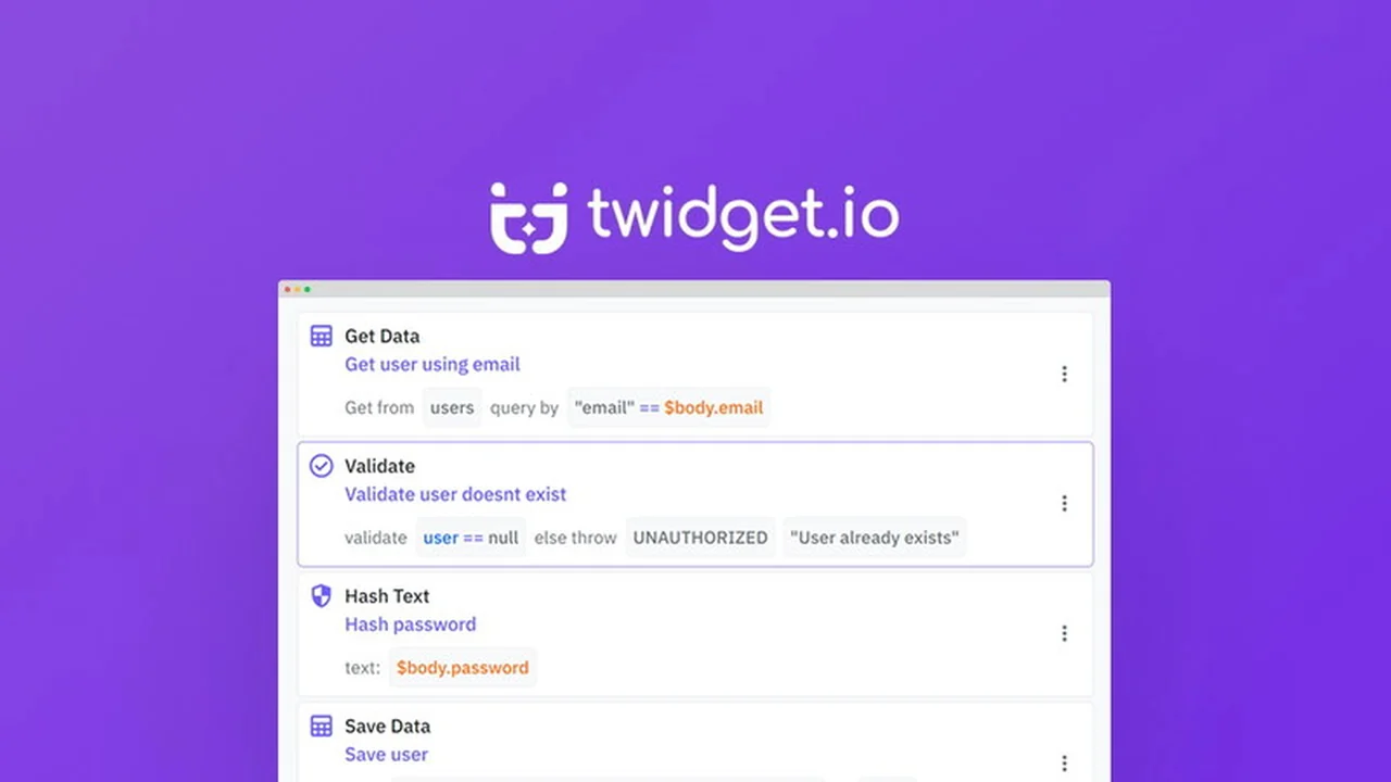 Twidget.io | AppSumo Review: Effortless App & API Creation