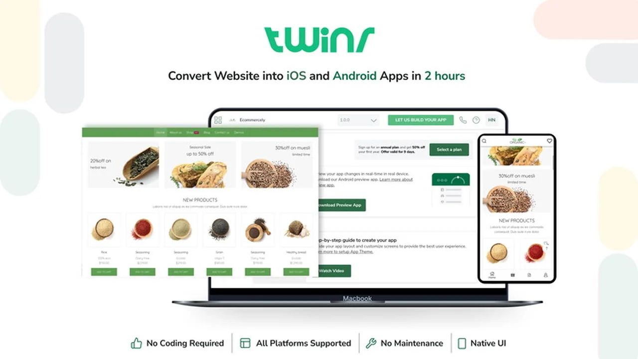Twinr – Convert Website to Android/iOS Apps | AppSumo Review
