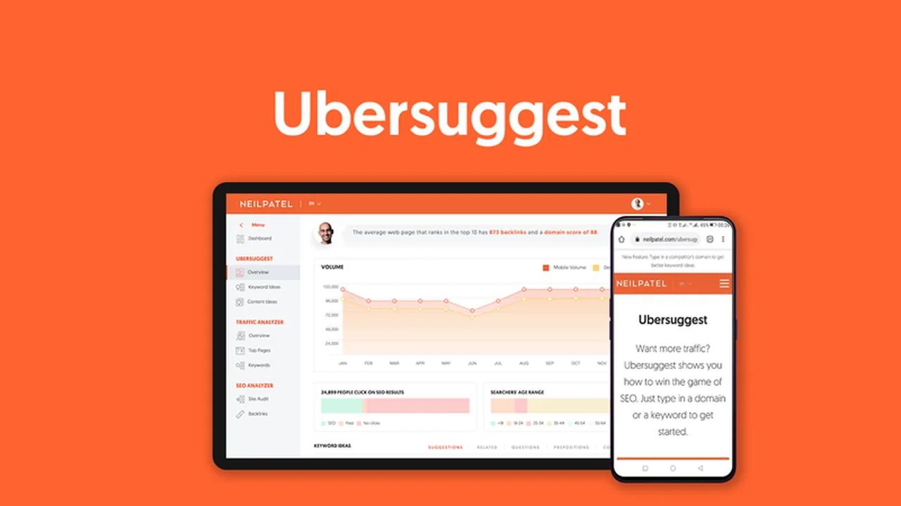 Ubersuggest - Increase SEO Traffic with a Beginner-Friendly SEO Suite
