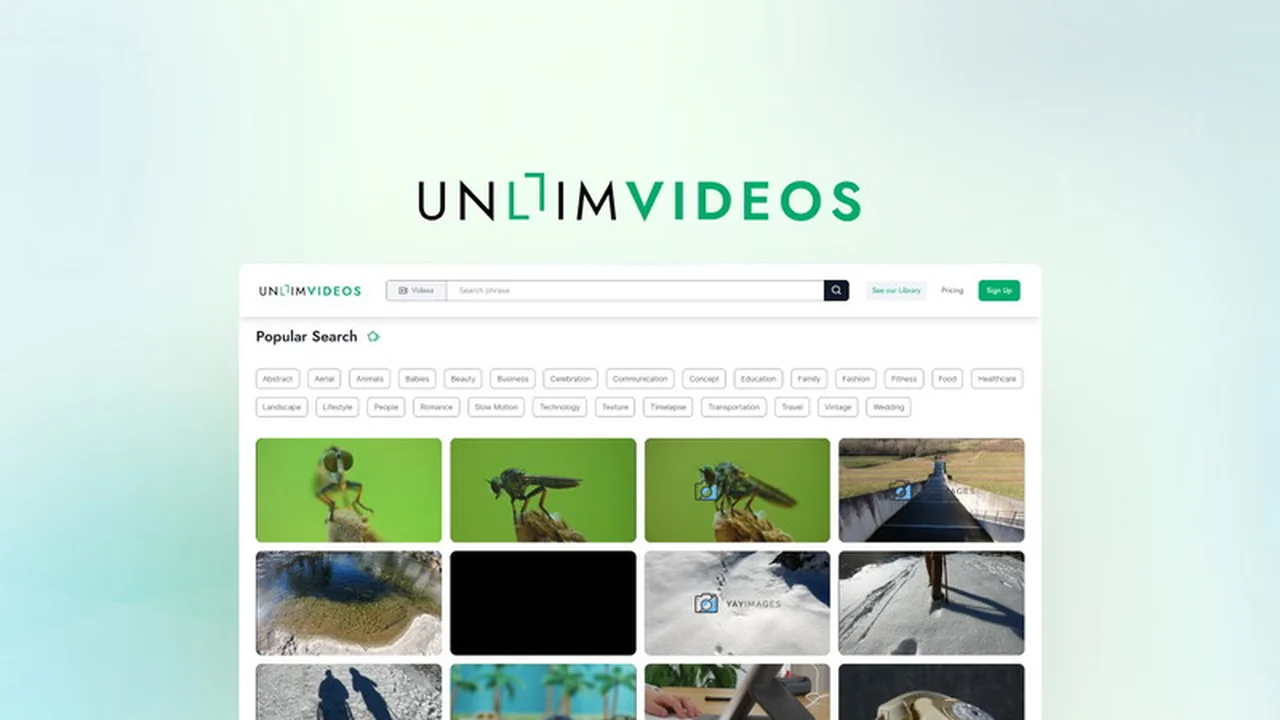 Unlimvideos | AppSumo: Your Lifetime Stock Video Solution