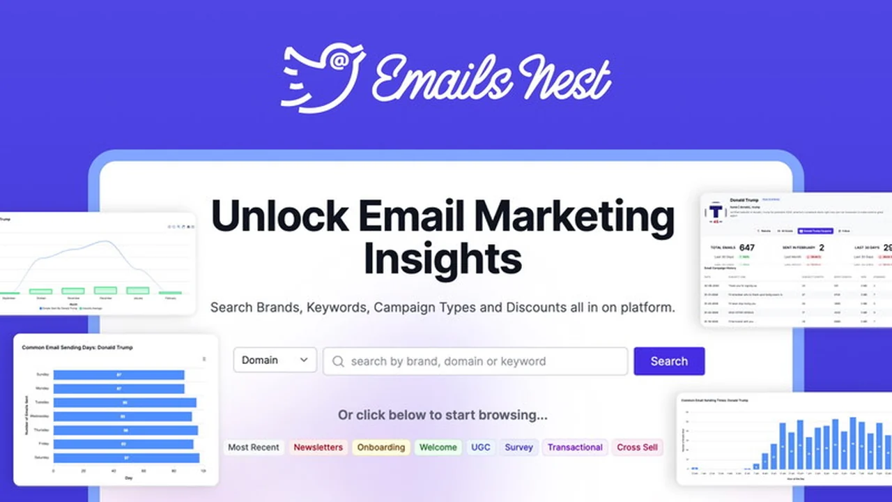 Unlock Email Marketing Success with EmailsNest | AppSumo