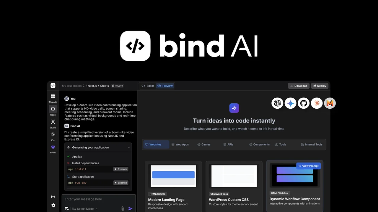 Unlock Your Development Potential with Bind AI - Complex Code Generation