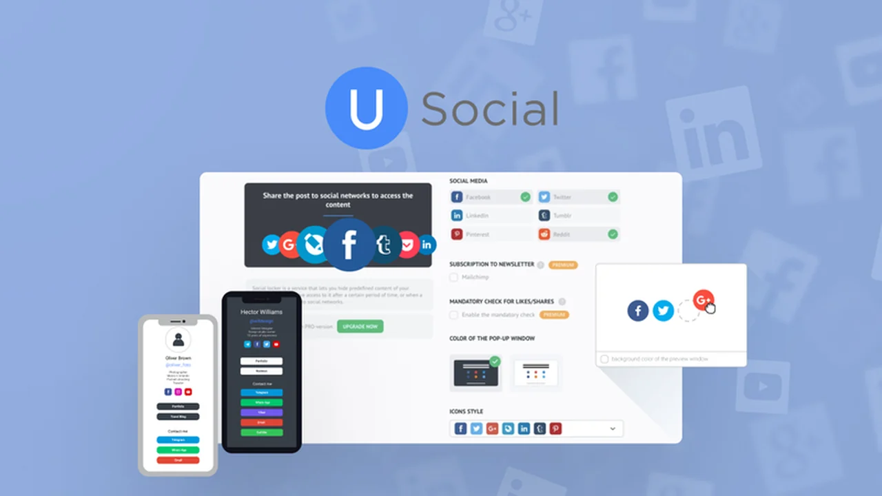 uSocial.pro 2in1: Streamline Your Online Presence