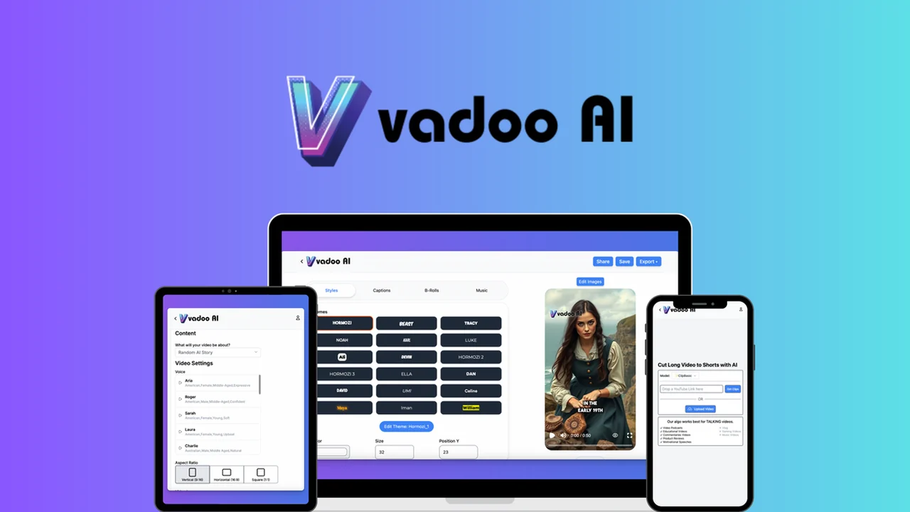 Vadoo AI: Effortless Viral Video Creation