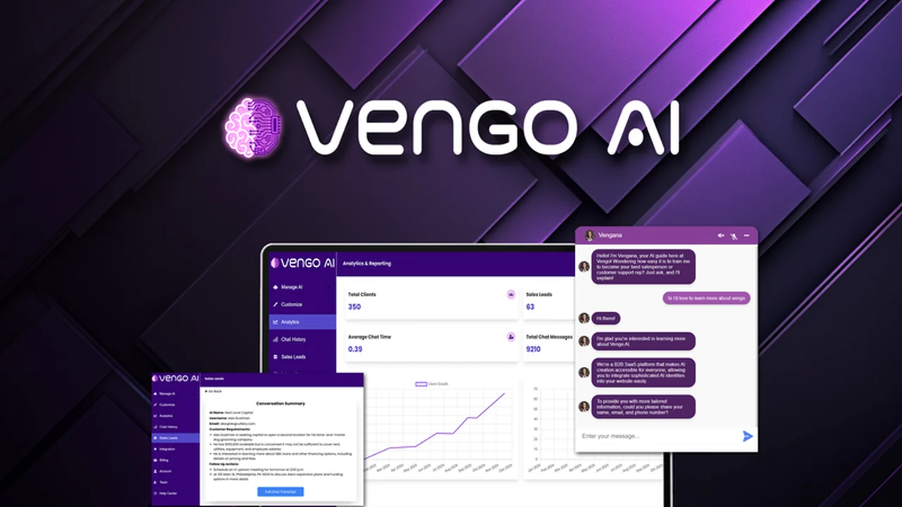 Vengo AI - Revolutionize Sales with Custom AI Agents on AppSumo