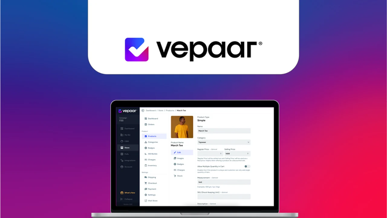 Vepaar - Streamline Your E-commerce Business Management