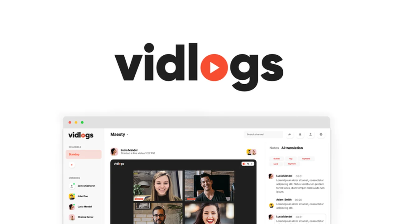 Vidlogs – Revolutionize Your Team Meetings