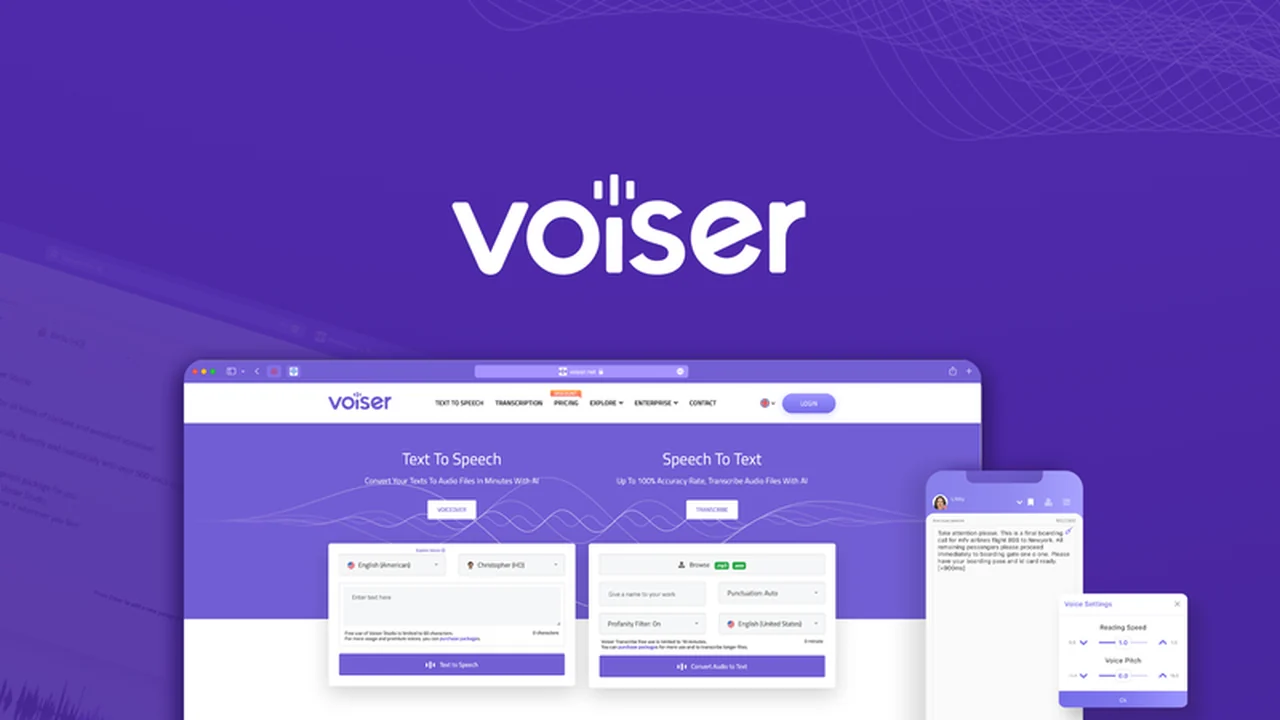Voiser Review: Natural Text-to-Speech and Accurate AI Transcriptions