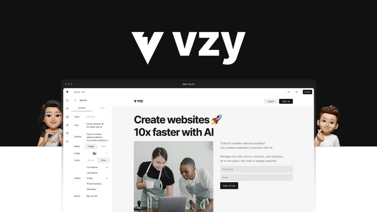 Vzy - Build Stunning Websites with AI | AppSumo Review