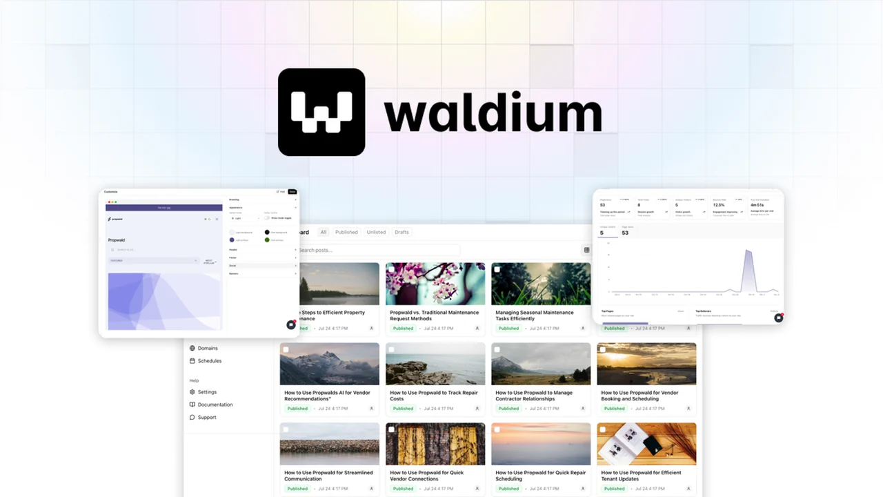 Waldium – Grow with Autonomous AI Blogging