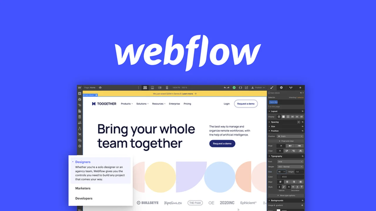Webflow - Create Beautiful No-Code Websites for Your Business