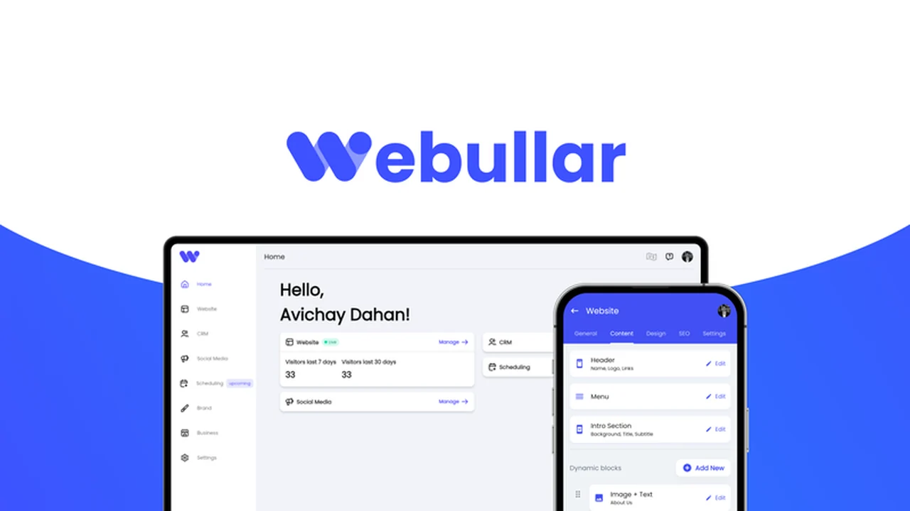 Webullar Review: Effortless AI-Powered Online Presence Builder