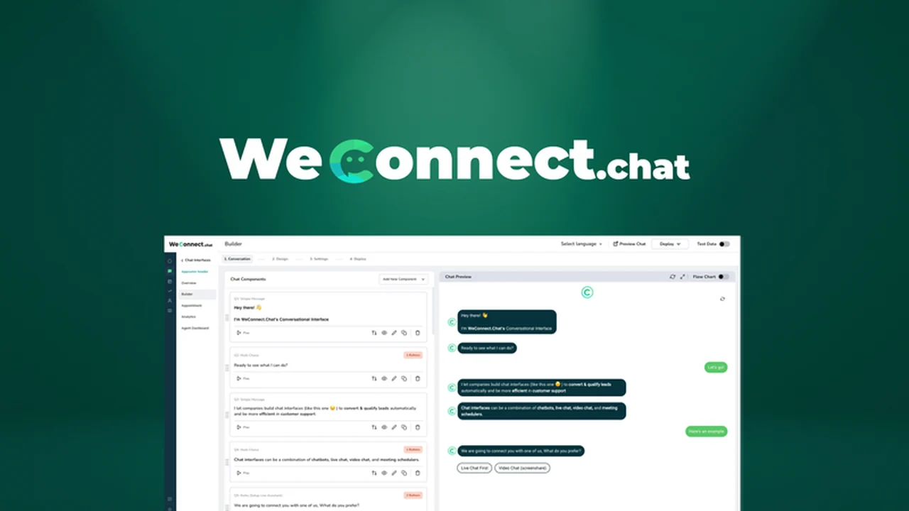 WeConnect.chat – Build Chatbots with Video Chat Features