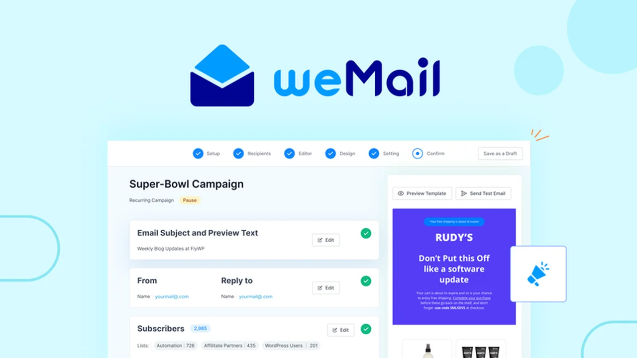 weMail – WordPress Email Marketing That Scales: A Comprehensive Review