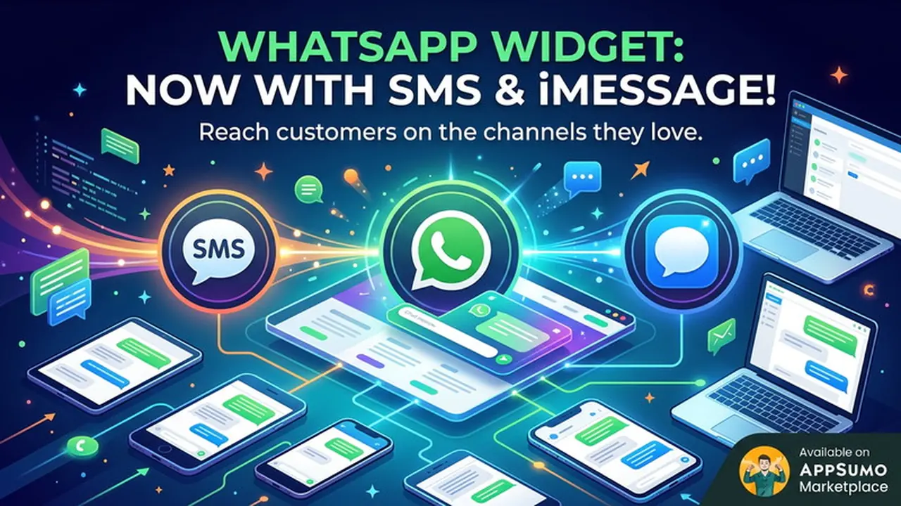 WhatsApp Widget | Capture more leads () + (New) Ai Agents | AppSumo Review
